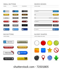 Web Design Button Element