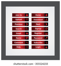 Web Design buttons Theme