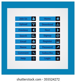 Web Design buttons Theme