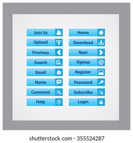 Web Design buttons Theme