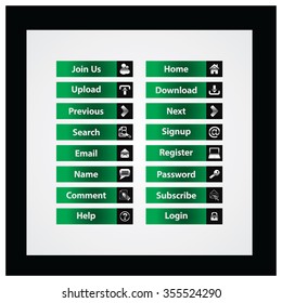 Web Design buttons Theme