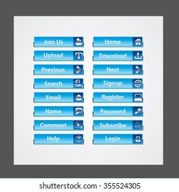 Web Design buttons Theme
