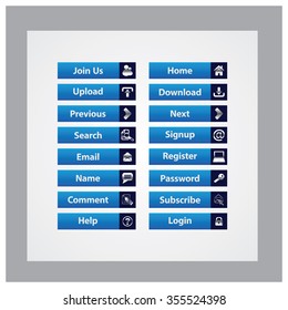 Web Design buttons Theme