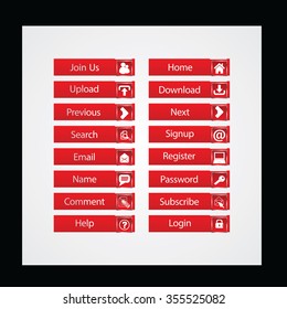 Web Design buttons Theme