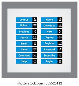 Web Design buttons Theme