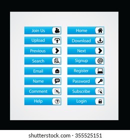 Web Design buttons Theme