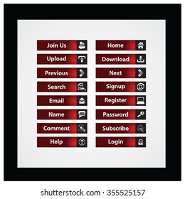 Web Design buttons Theme