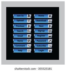 Web Design buttons Theme