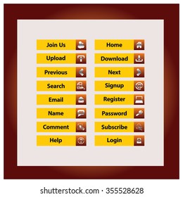 Web Design buttons Theme