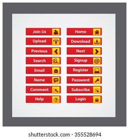 Web Design buttons Theme