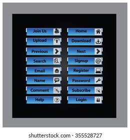 Web Design buttons Theme