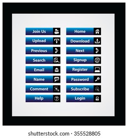 Web Design buttons Theme