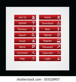 Web Design buttons Theme
