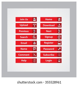 Web Design buttons Theme