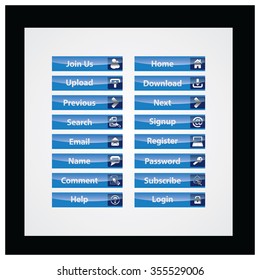 Web Design buttons Theme