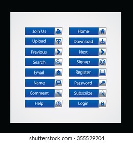 Web Design buttons Theme