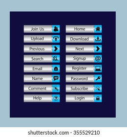 Web Design buttons Theme