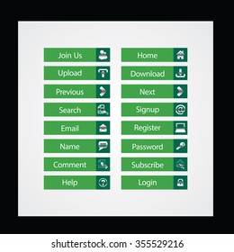 Web Design buttons Theme