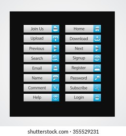 Web Design buttons Theme