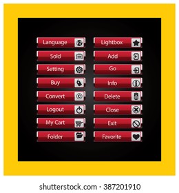 Web Design buttons Theme