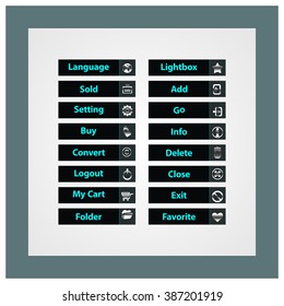 Web Design buttons Theme