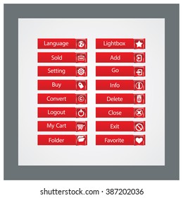 Web Design buttons Theme