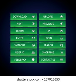 Web Design buttons Theme,colorful web designing elements