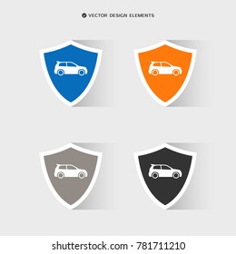 Web-Design des Automobil-Symbol
