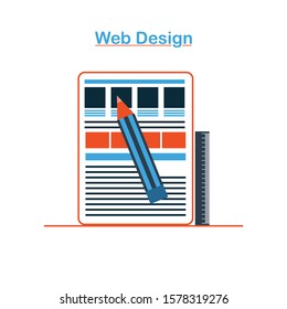 Web design concept - Illustration