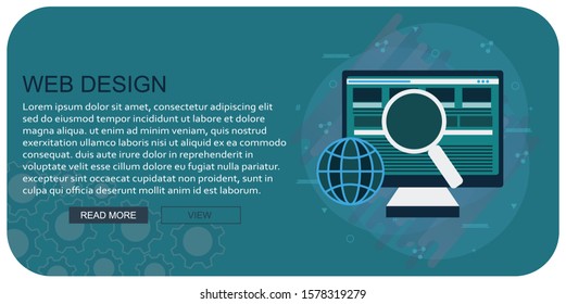 Web design concept - Illustration