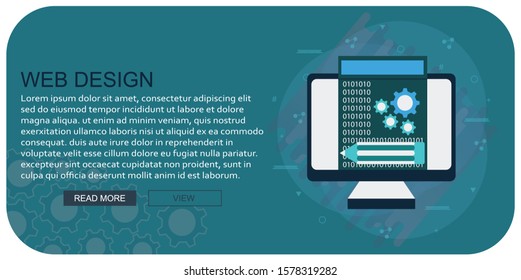 Web design concept - Illustration