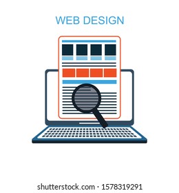 Web design concept - Illustration