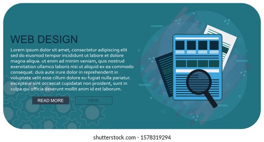 Web design concept - Illustration