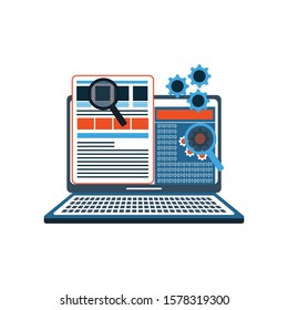 Web design concept - Illustration