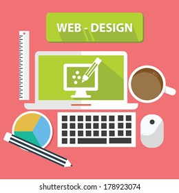 Web design concept,vector