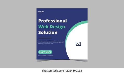 Diseño web y publicación de desarrollo de medios sociales. Promoción de servicios de diseño web diseño de publicaciones en redes sociales