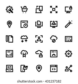 Web Design and Development Vector Icons 1