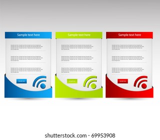 web design element