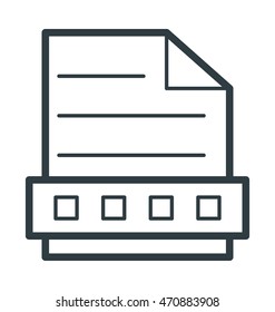 Web Design Element Colored Vector Icon