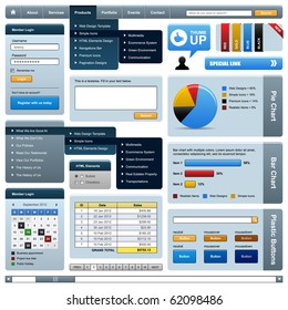 Web Design Element Frame Template