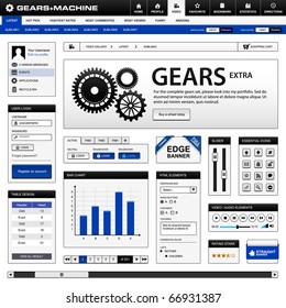 Web Design Element Frame Template