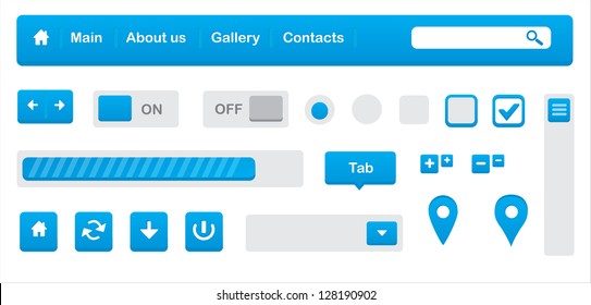 Web design elements 