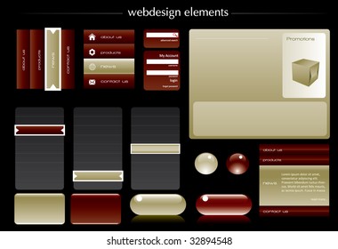 Web design elements