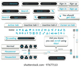 Web design elements