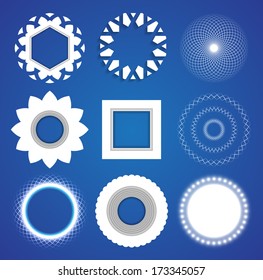 Web design elements. EPS10, RGB.