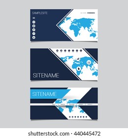 Web Design Elements - Header Design Set