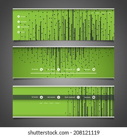 Web Design Elements - Header Design with Stars