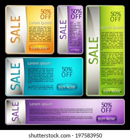 web design elements set