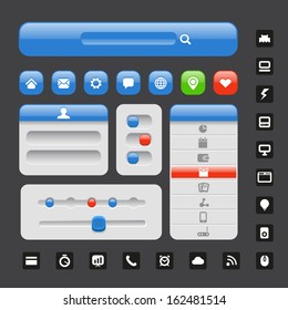 Web design elements template