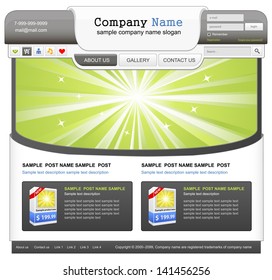 Web design elemets set. eps 10. Vector illustration